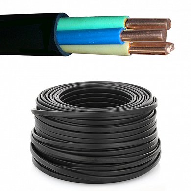 Кабель медный силовой ВВГнг-LS 4*1,5 ок(N)-0.66&nbsp;&nbsp;(Энергокабель) 